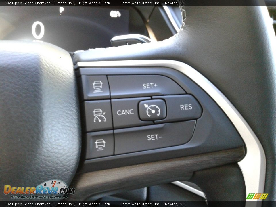 2021 Jeep Grand Cherokee L Limited 4x4 Bright White / Black Photo #22