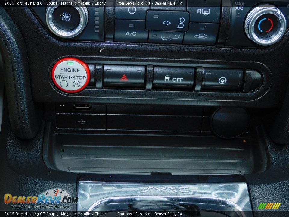 2016 Ford Mustang GT Coupe Magnetic Metallic / Ebony Photo #17
