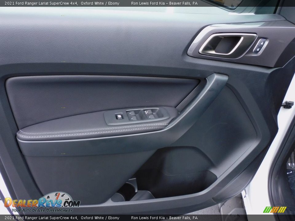 2021 Ford Ranger Lariat SuperCrew 4x4 Oxford White / Ebony Photo #14