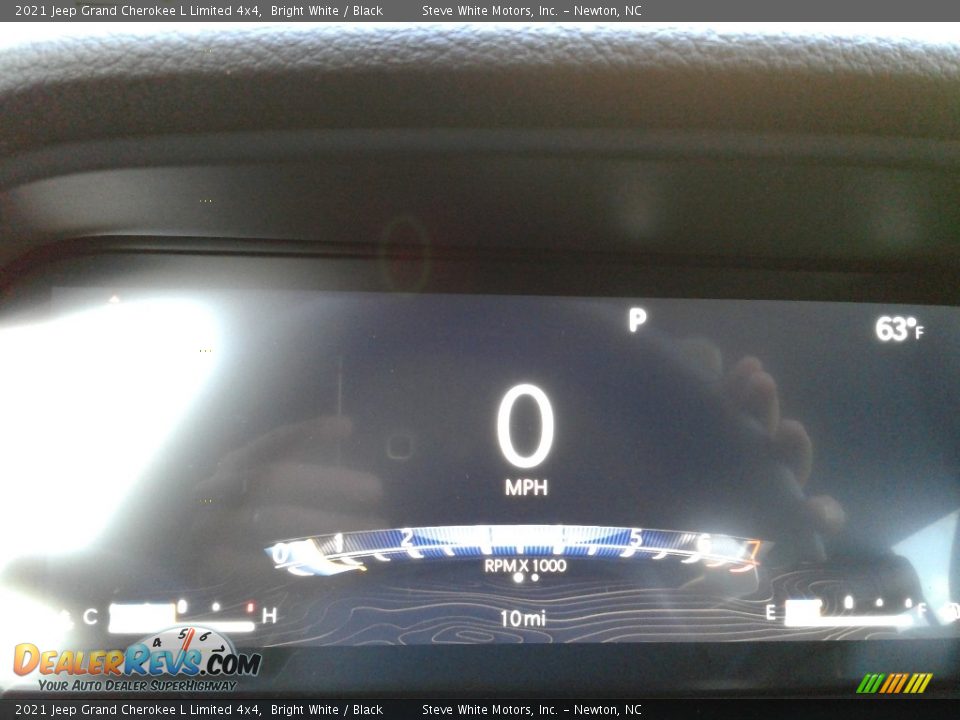 2021 Jeep Grand Cherokee L Limited 4x4 Bright White / Black Photo #23