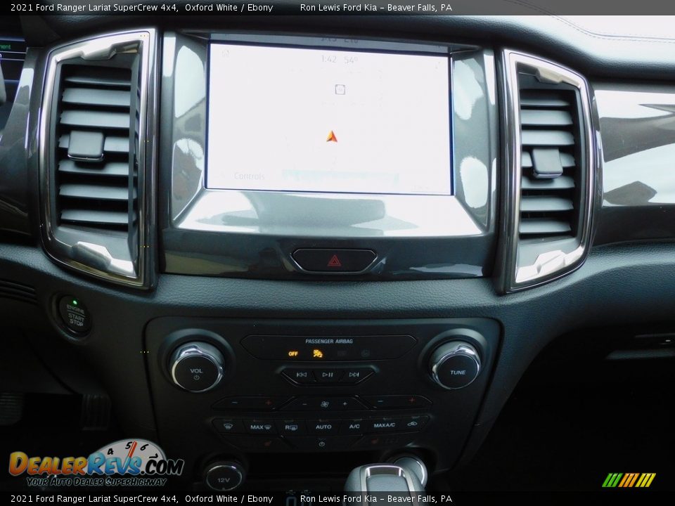2021 Ford Ranger Lariat SuperCrew 4x4 Oxford White / Ebony Photo #15