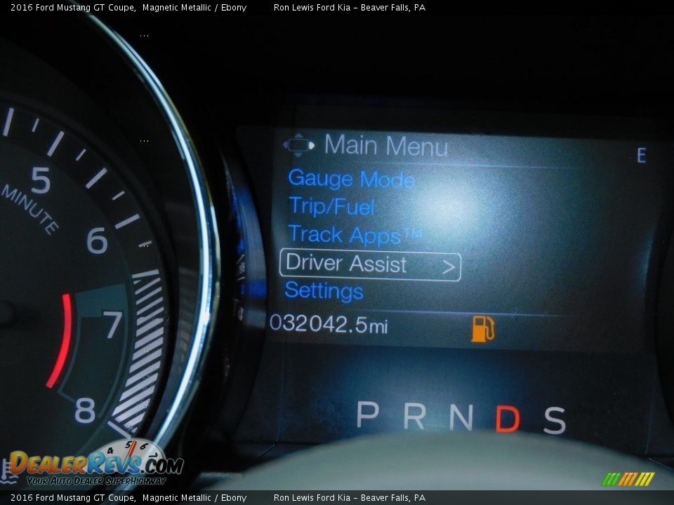 2016 Ford Mustang GT Coupe Magnetic Metallic / Ebony Photo #20