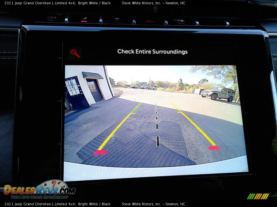 2021 Jeep Grand Cherokee L Limited 4x4 Bright White / Black Photo #25