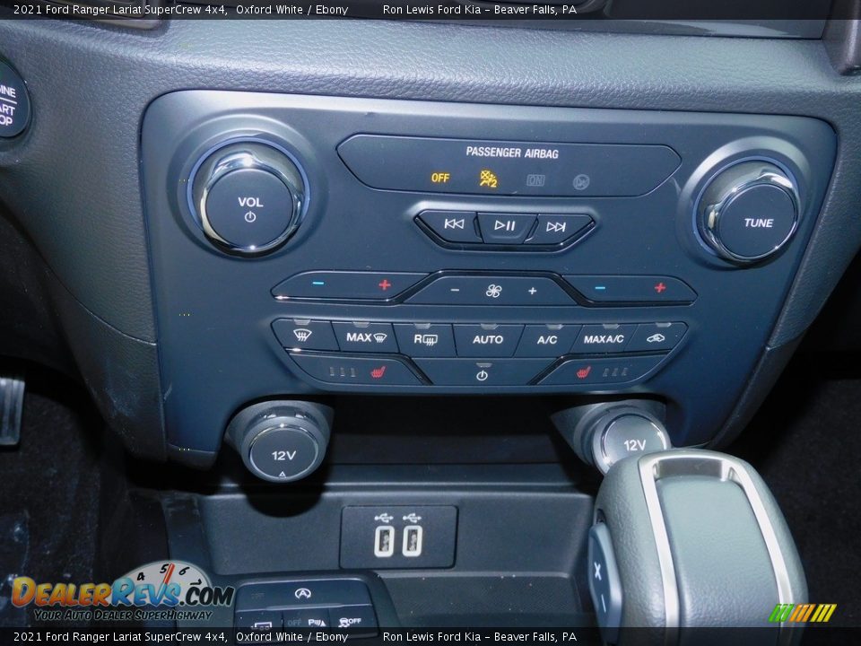 2021 Ford Ranger Lariat SuperCrew 4x4 Oxford White / Ebony Photo #17