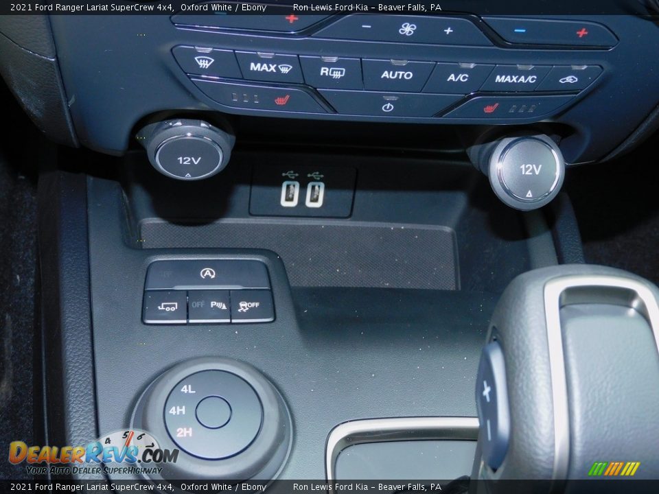 2021 Ford Ranger Lariat SuperCrew 4x4 Oxford White / Ebony Photo #18