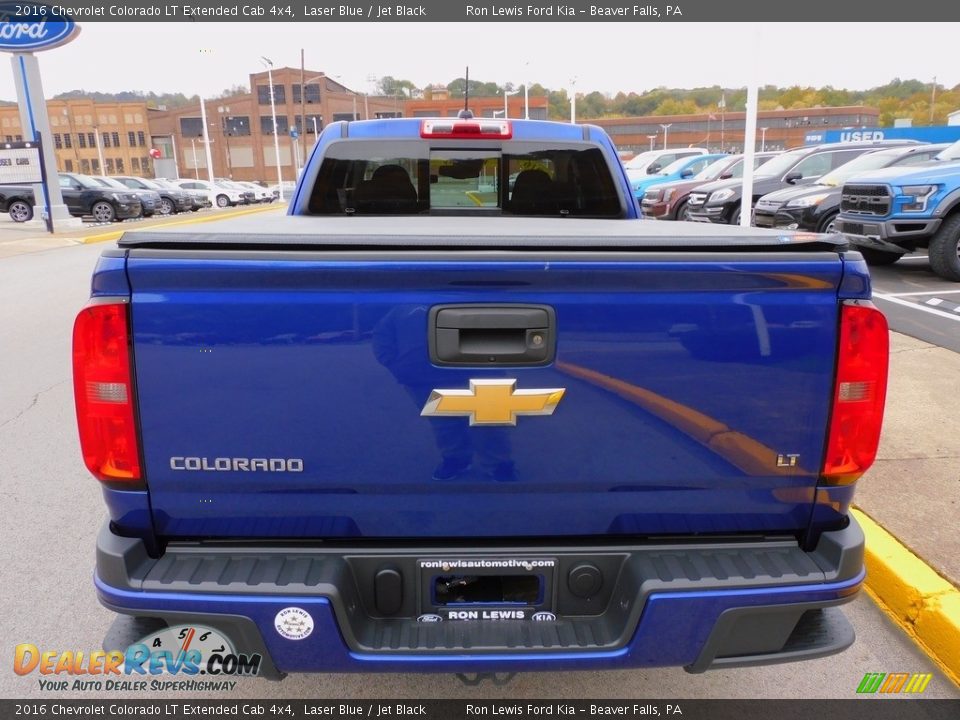 Laser Blue 2016 Chevrolet Colorado LT Extended Cab 4x4 Photo #3