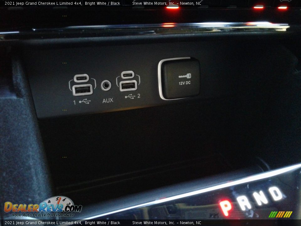 2021 Jeep Grand Cherokee L Limited 4x4 Bright White / Black Photo #27