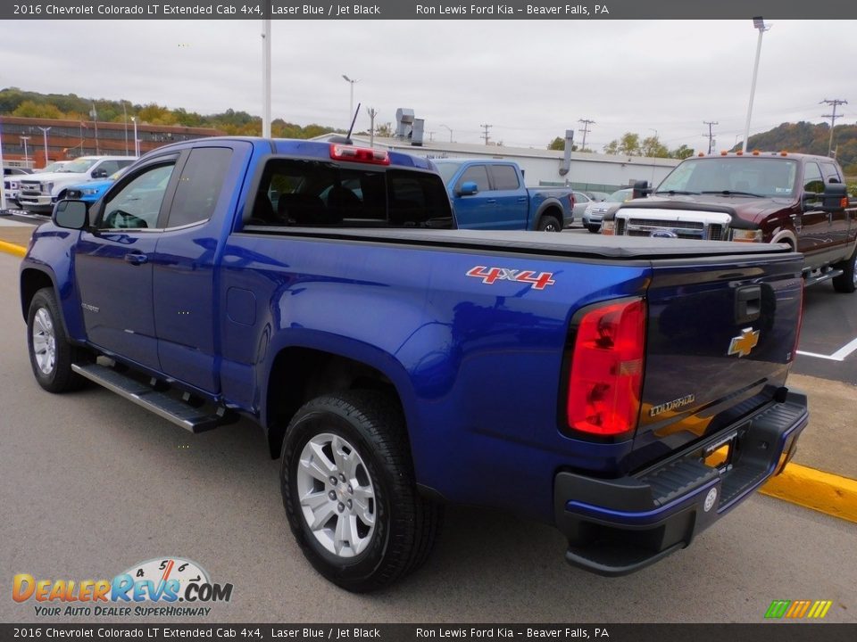 2016 Chevrolet Colorado LT Extended Cab 4x4 Laser Blue / Jet Black Photo #5