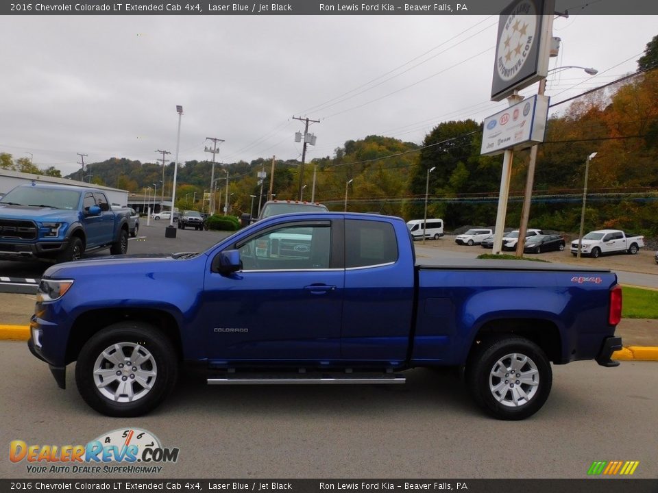 Laser Blue 2016 Chevrolet Colorado LT Extended Cab 4x4 Photo #6