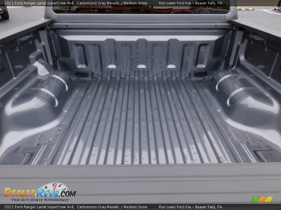 2021 Ford Ranger Lariat SuperCrew 4x4 Carbonized Gray Metallic / Medium Stone Photo #4