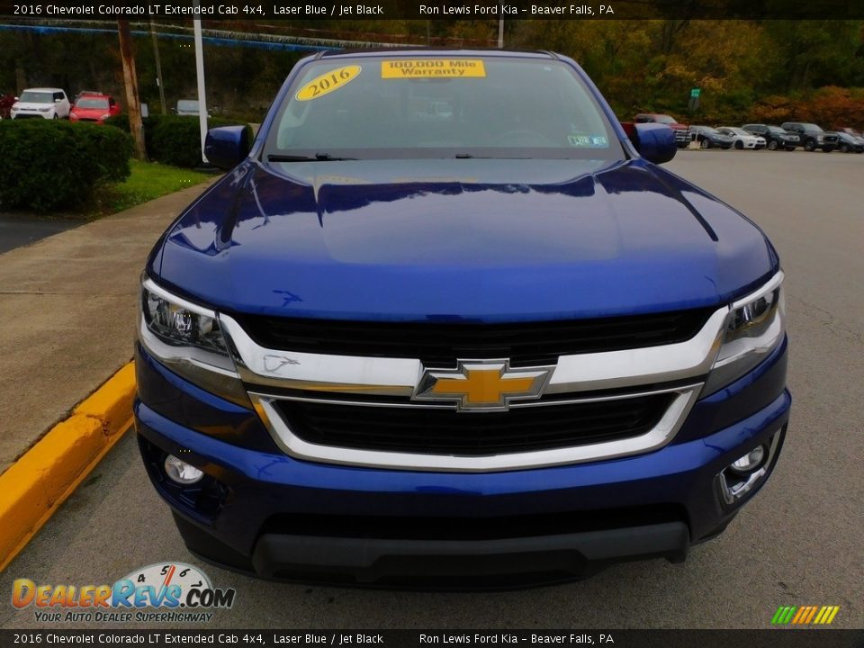 2016 Chevrolet Colorado LT Extended Cab 4x4 Laser Blue / Jet Black Photo #8