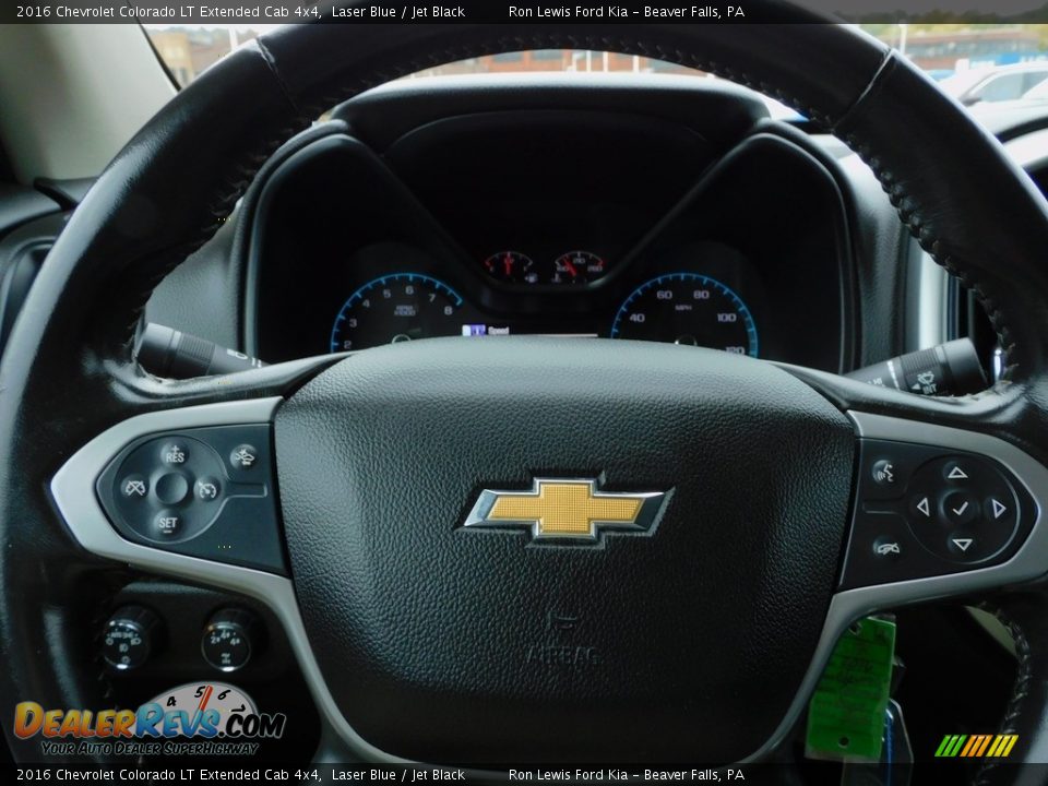 2016 Chevrolet Colorado LT Extended Cab 4x4 Laser Blue / Jet Black Photo #19