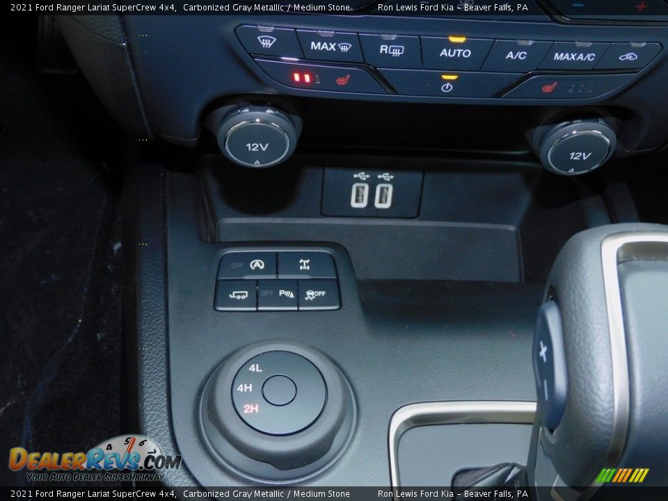 2021 Ford Ranger Lariat SuperCrew 4x4 Carbonized Gray Metallic / Medium Stone Photo #18
