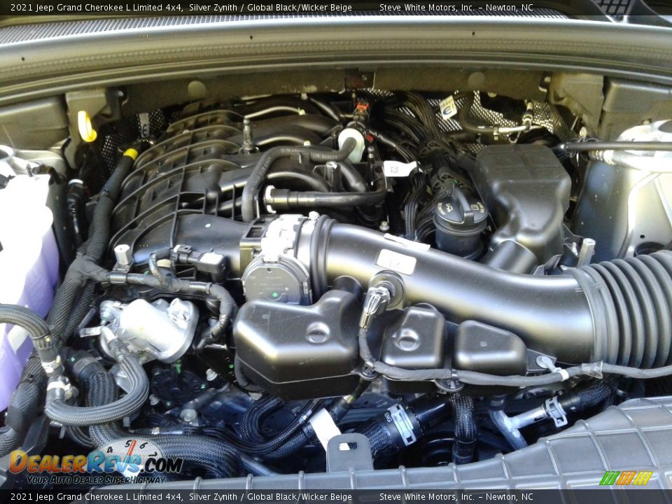 2021 Jeep Grand Cherokee L Limited 4x4 Silver Zynith / Global Black/Wicker Beige Photo #9