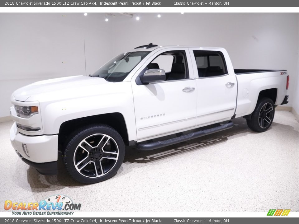 2018 Chevrolet Silverado 1500 LTZ Crew Cab 4x4 Iridescent Pearl Tricoat / Jet Black Photo #3