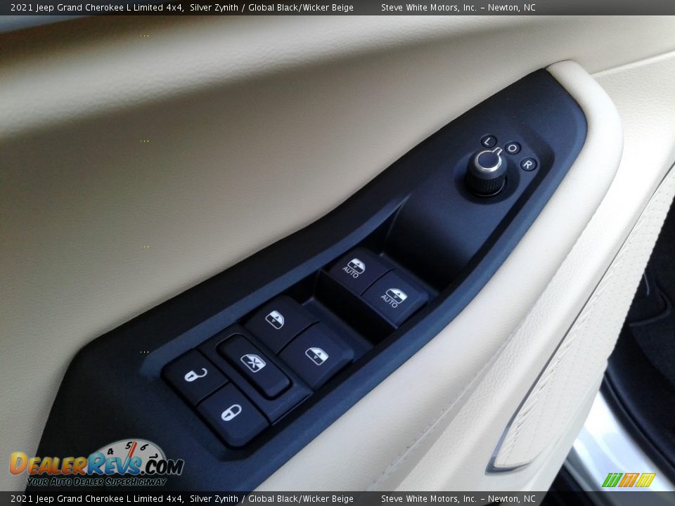 2021 Jeep Grand Cherokee L Limited 4x4 Silver Zynith / Global Black/Wicker Beige Photo #11