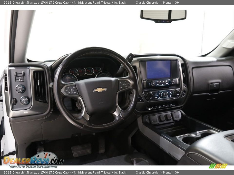 2018 Chevrolet Silverado 1500 LTZ Crew Cab 4x4 Iridescent Pearl Tricoat / Jet Black Photo #7