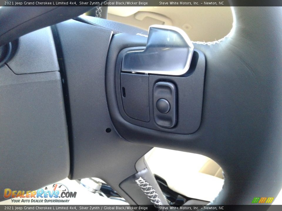 2021 Jeep Grand Cherokee L Limited 4x4 Silver Zynith / Global Black/Wicker Beige Photo #12