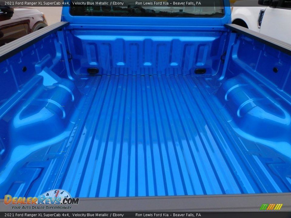 2021 Ford Ranger XL SuperCab 4x4 Velocity Blue Metallic / Ebony Photo #4