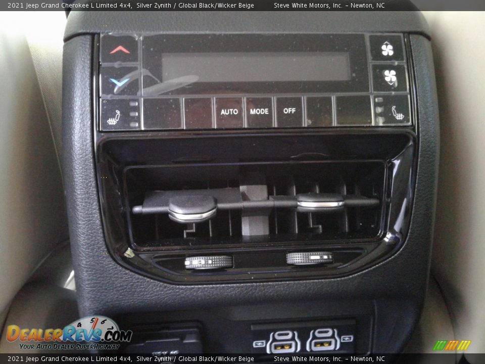 2021 Jeep Grand Cherokee L Limited 4x4 Silver Zynith / Global Black/Wicker Beige Photo #14