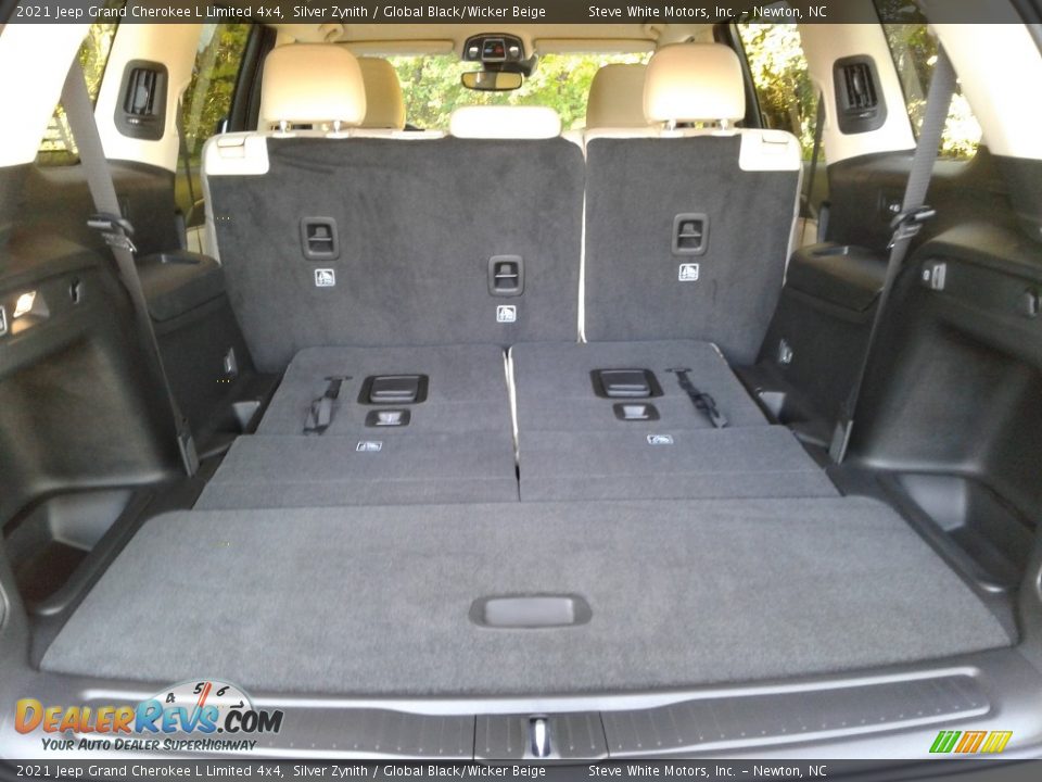 2021 Jeep Grand Cherokee L Limited 4x4 Silver Zynith / Global Black/Wicker Beige Photo #17