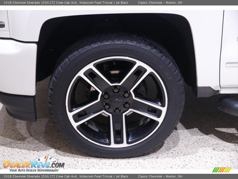 2018 Chevrolet Silverado 1500 LTZ Crew Cab 4x4 Iridescent Pearl Tricoat / Jet Black Photo #21