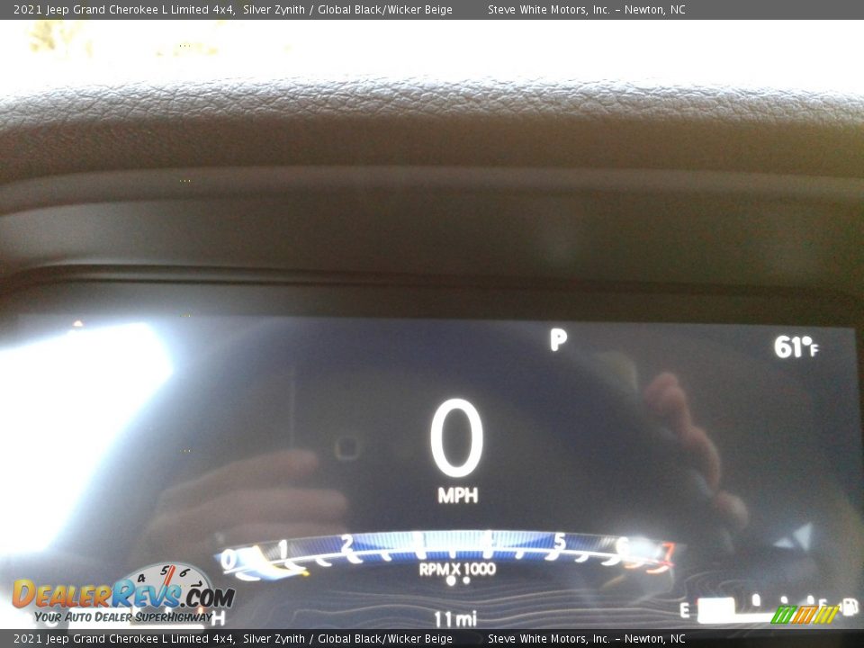 2021 Jeep Grand Cherokee L Limited 4x4 Silver Zynith / Global Black/Wicker Beige Photo #23