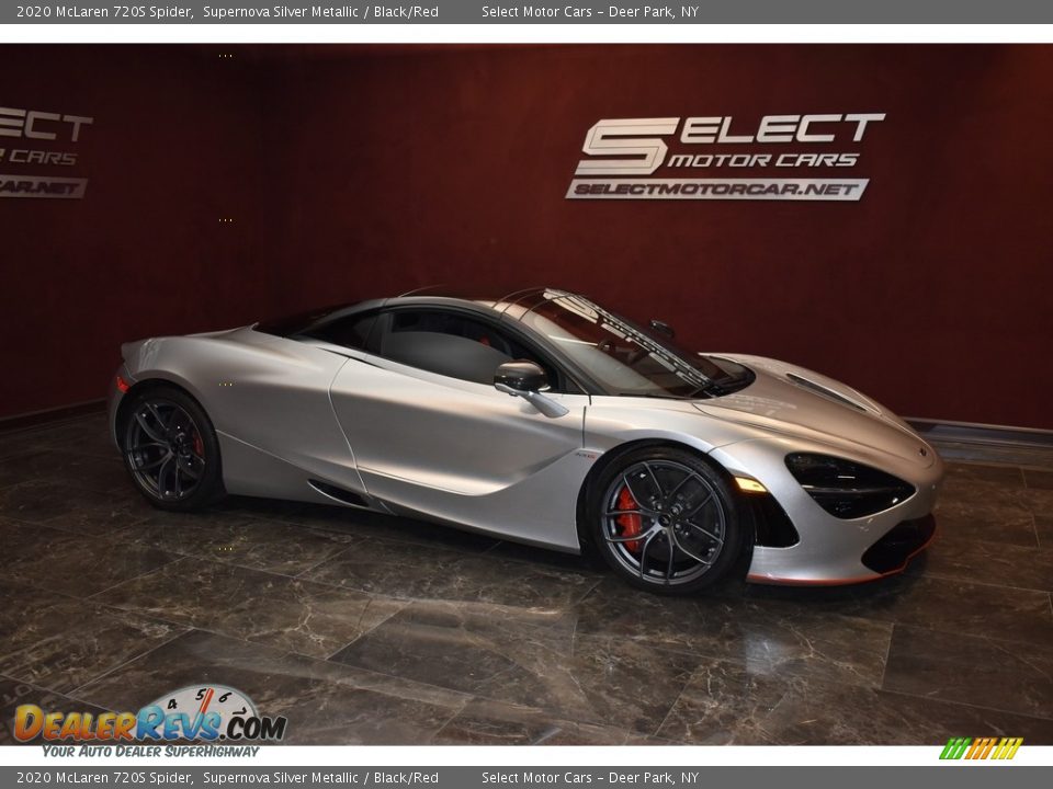 Supernova Silver Metallic 2020 McLaren 720S Spider Photo #3