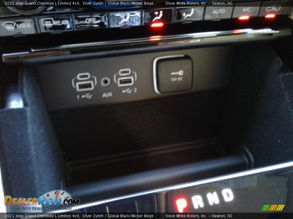 2021 Jeep Grand Cherokee L Limited 4x4 Silver Zynith / Global Black/Wicker Beige Photo #27