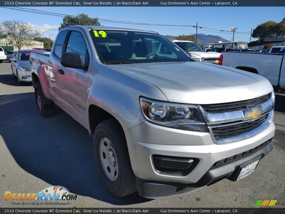 2019 Chevrolet Colorado WT Extended Cab Silver Ice Metallic / Jet Black/Dark Ash Photo #1