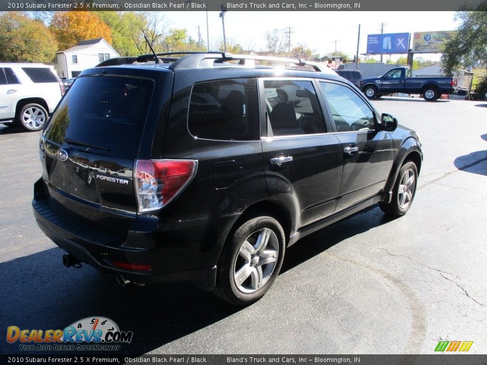 2010 Subaru Forester 2.5 X Premium Obsidian Black Pearl / Black Photo #4