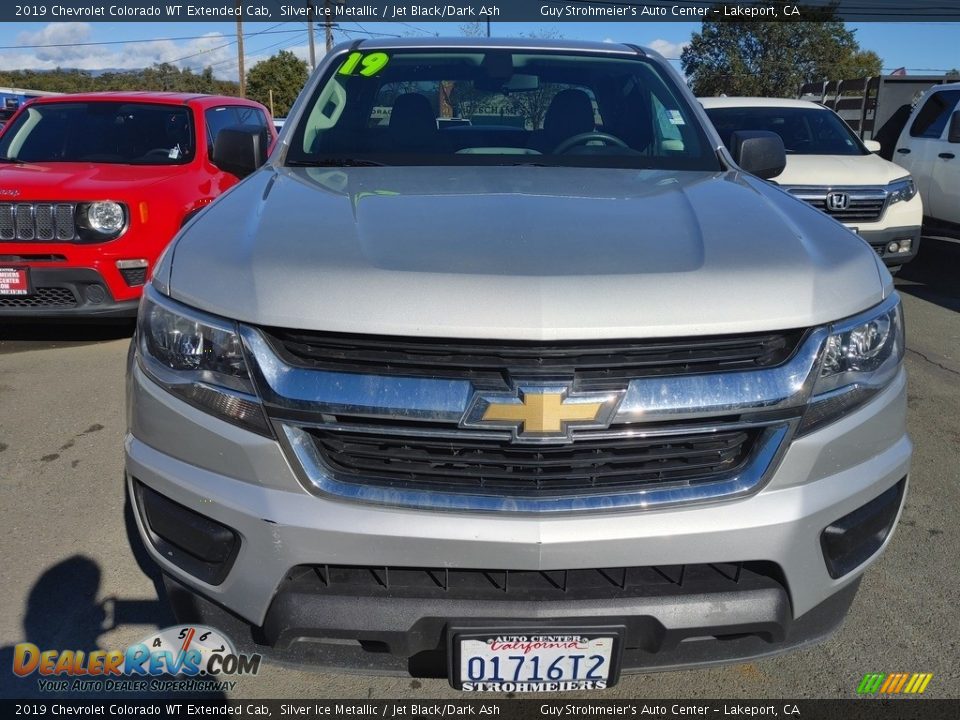 2019 Chevrolet Colorado WT Extended Cab Silver Ice Metallic / Jet Black/Dark Ash Photo #2