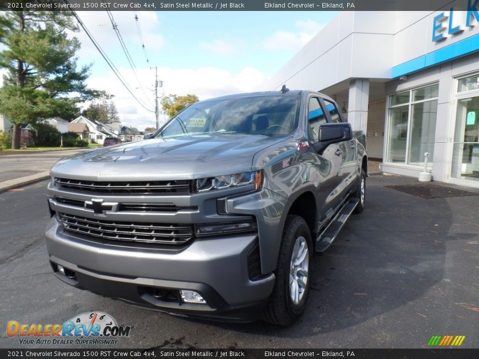 2021 Chevrolet Silverado 1500 RST Crew Cab 4x4 Satin Steel Metallic / Jet Black Photo #2