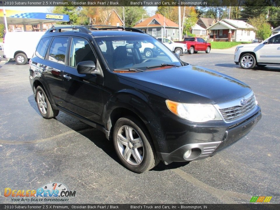 2010 Subaru Forester 2.5 X Premium Obsidian Black Pearl / Black Photo #5