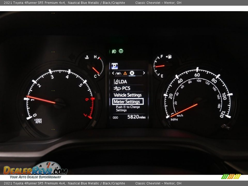 2021 Toyota 4Runner SR5 Premium 4x4 Gauges Photo #8