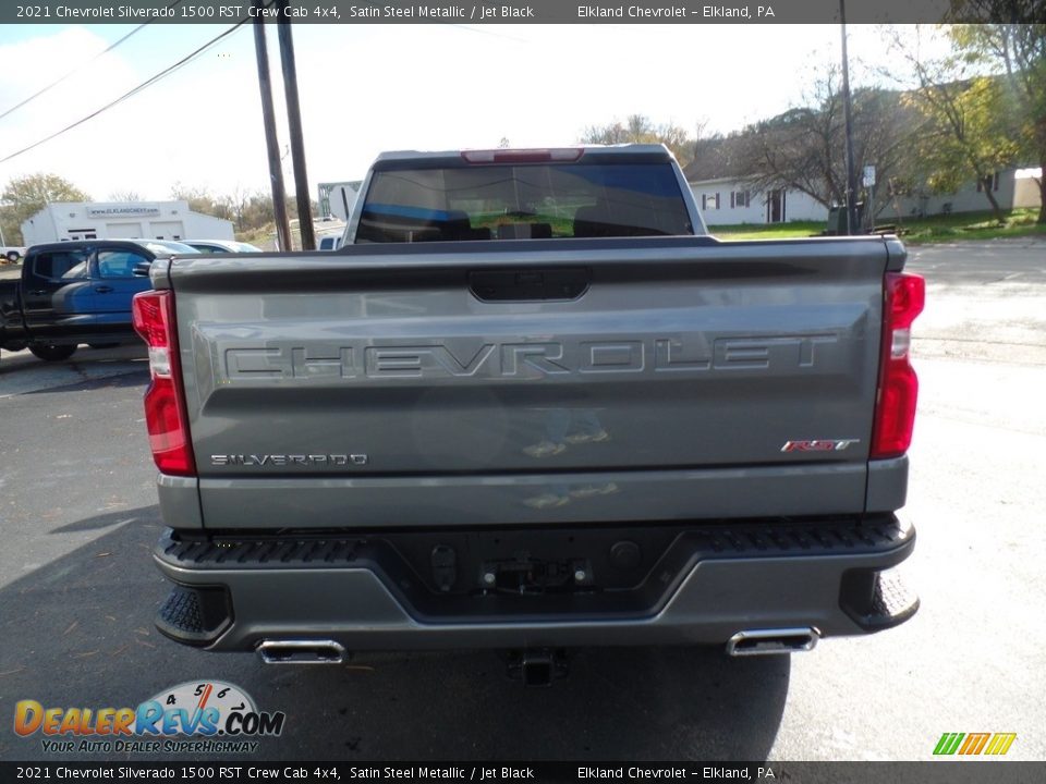 2021 Chevrolet Silverado 1500 RST Crew Cab 4x4 Satin Steel Metallic / Jet Black Photo #7