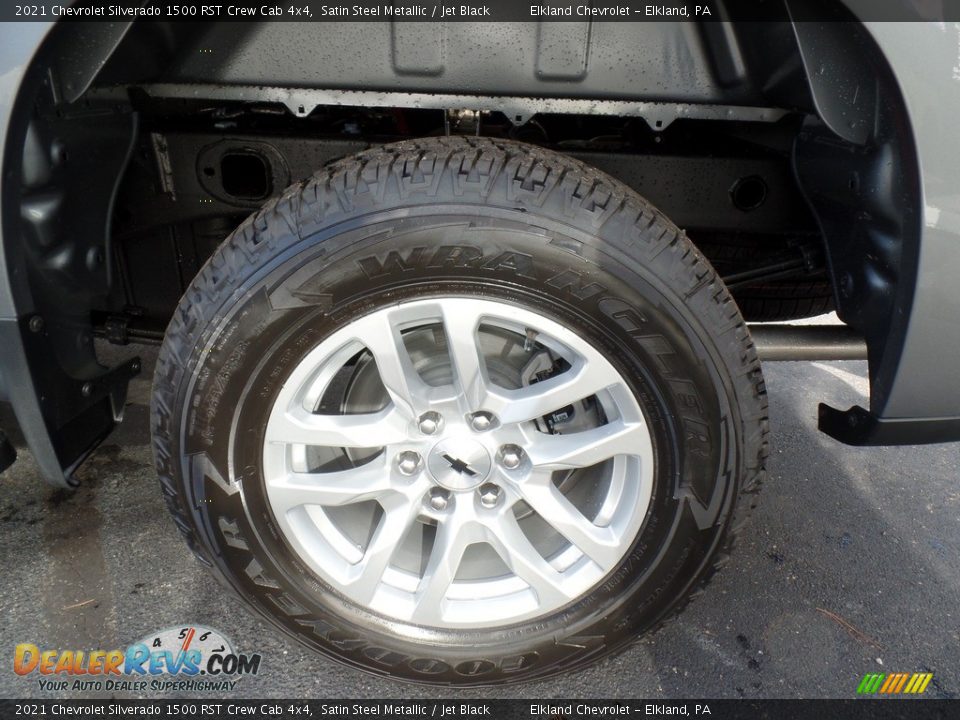 2021 Chevrolet Silverado 1500 RST Crew Cab 4x4 Satin Steel Metallic / Jet Black Photo #10
