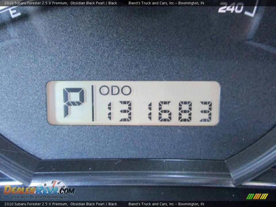 2010 Subaru Forester 2.5 X Premium Obsidian Black Pearl / Black Photo #15
