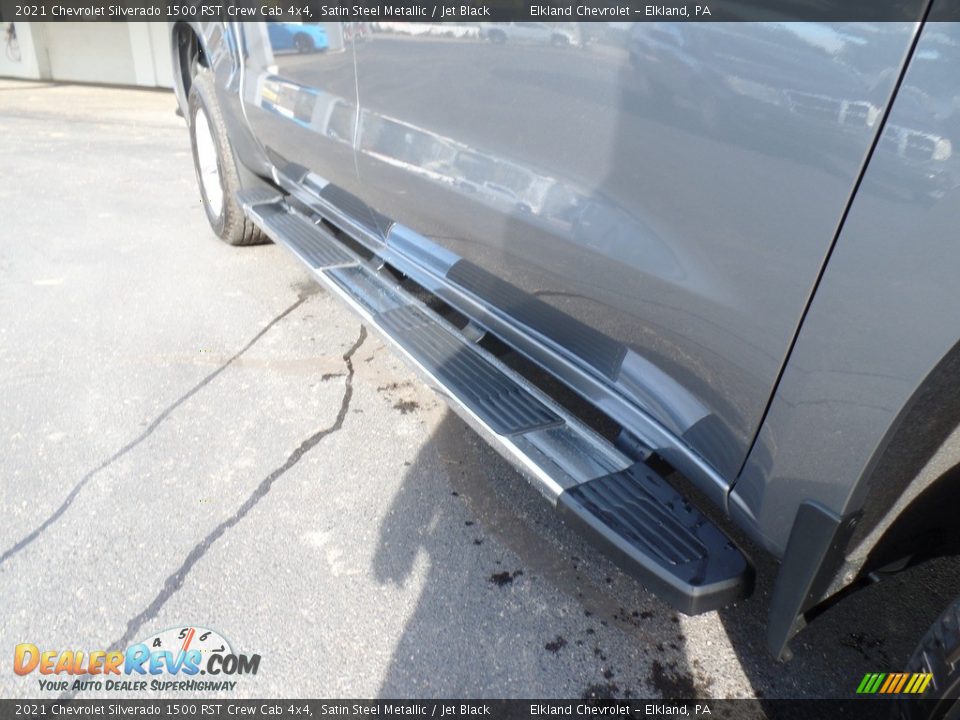 2021 Chevrolet Silverado 1500 RST Crew Cab 4x4 Satin Steel Metallic / Jet Black Photo #12