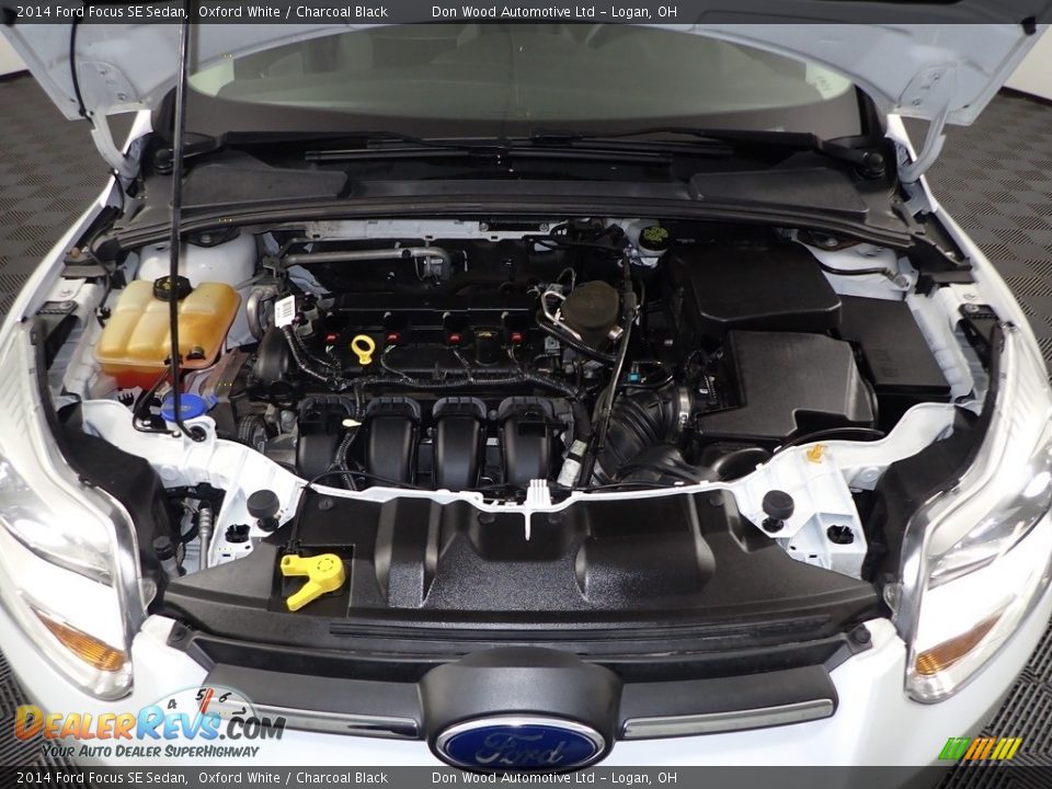 2014 Ford Focus SE Sedan Oxford White / Charcoal Black Photo #7