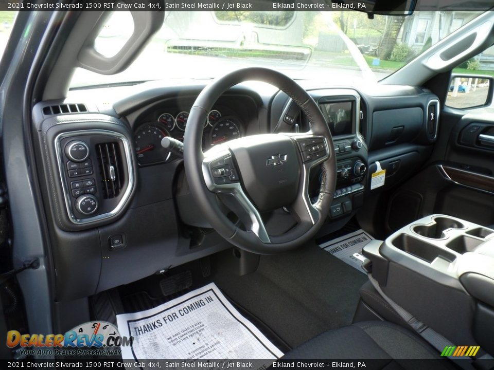 2021 Chevrolet Silverado 1500 RST Crew Cab 4x4 Satin Steel Metallic / Jet Black Photo #20