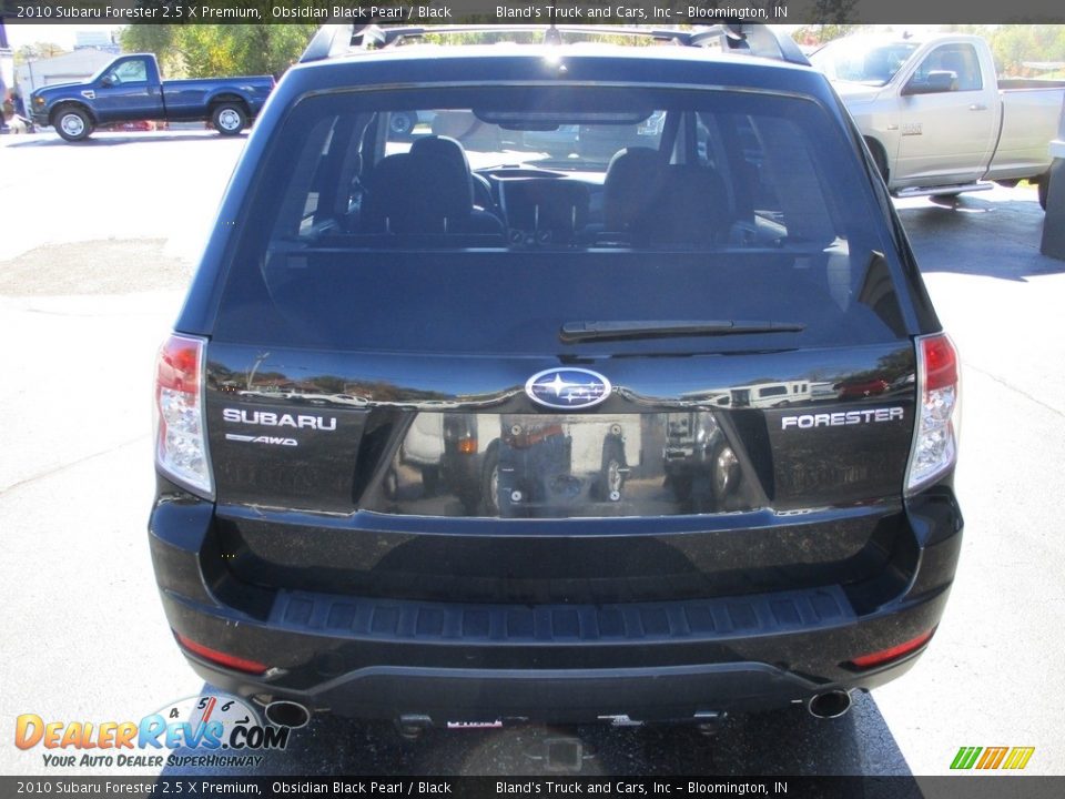 2010 Subaru Forester 2.5 X Premium Obsidian Black Pearl / Black Photo #26