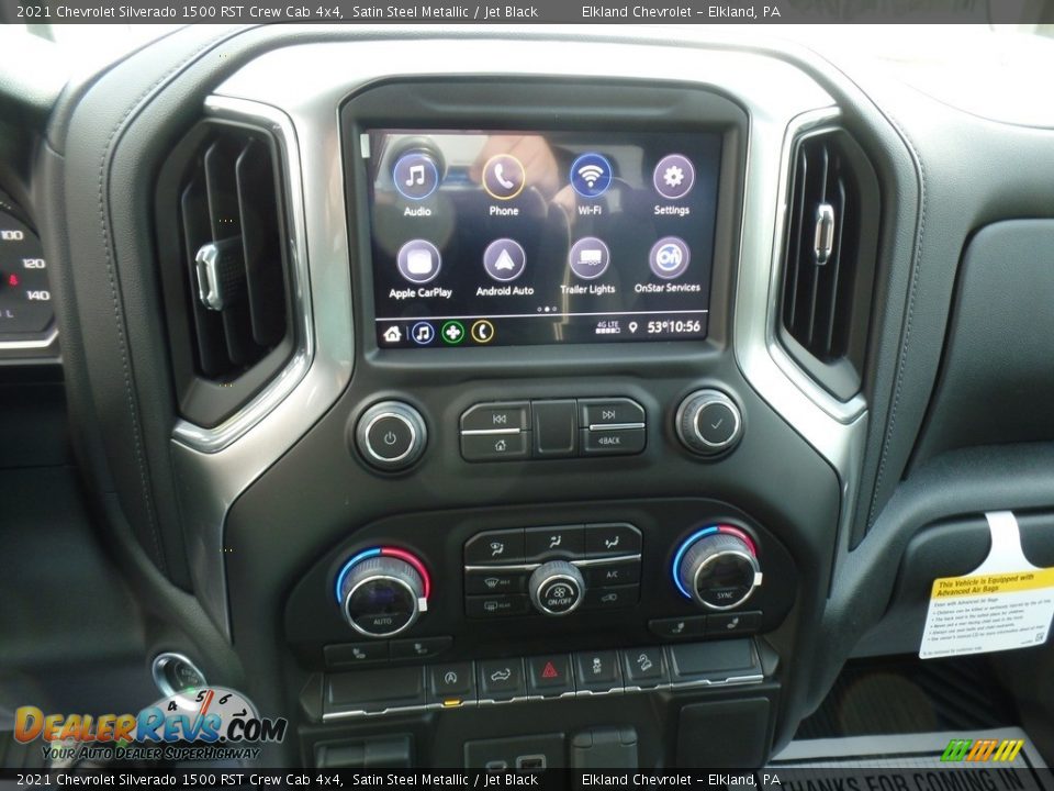 2021 Chevrolet Silverado 1500 RST Crew Cab 4x4 Satin Steel Metallic / Jet Black Photo #28