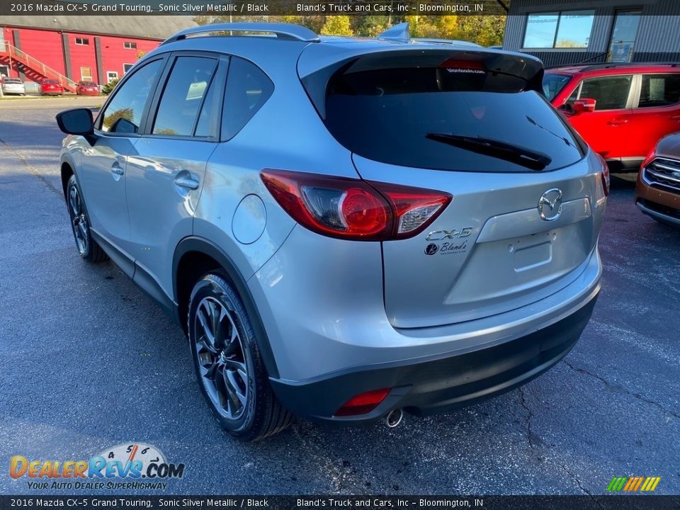 2016 Mazda CX-5 Grand Touring Sonic Silver Metallic / Black Photo #8