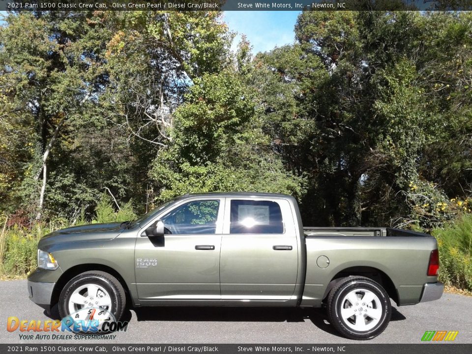 Olive Green Pearl 2021 Ram 1500 Classic Crew Cab Photo #1