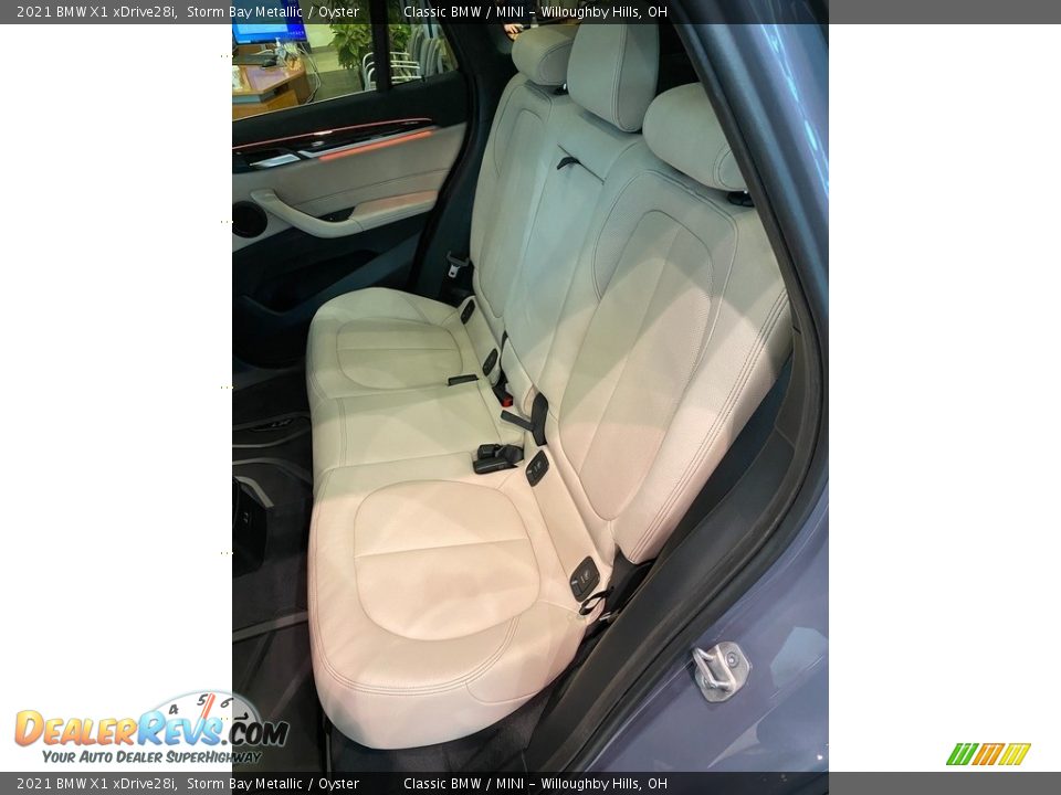 Rear Seat of 2021 BMW X1 xDrive28i Photo #5