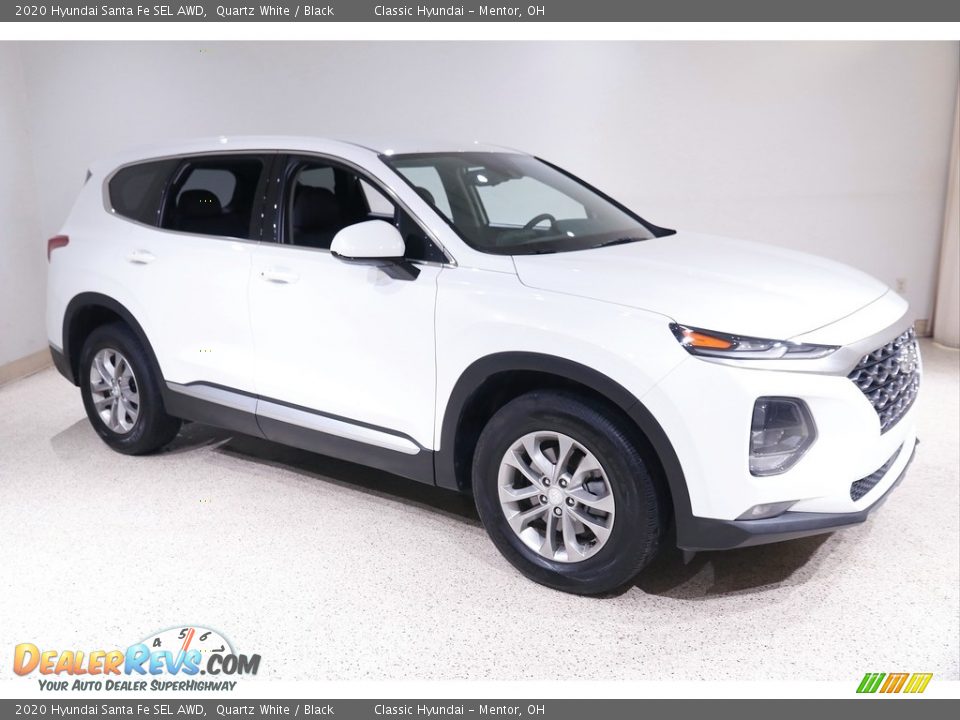 2020 Hyundai Santa Fe SEL AWD Quartz White / Black Photo #1