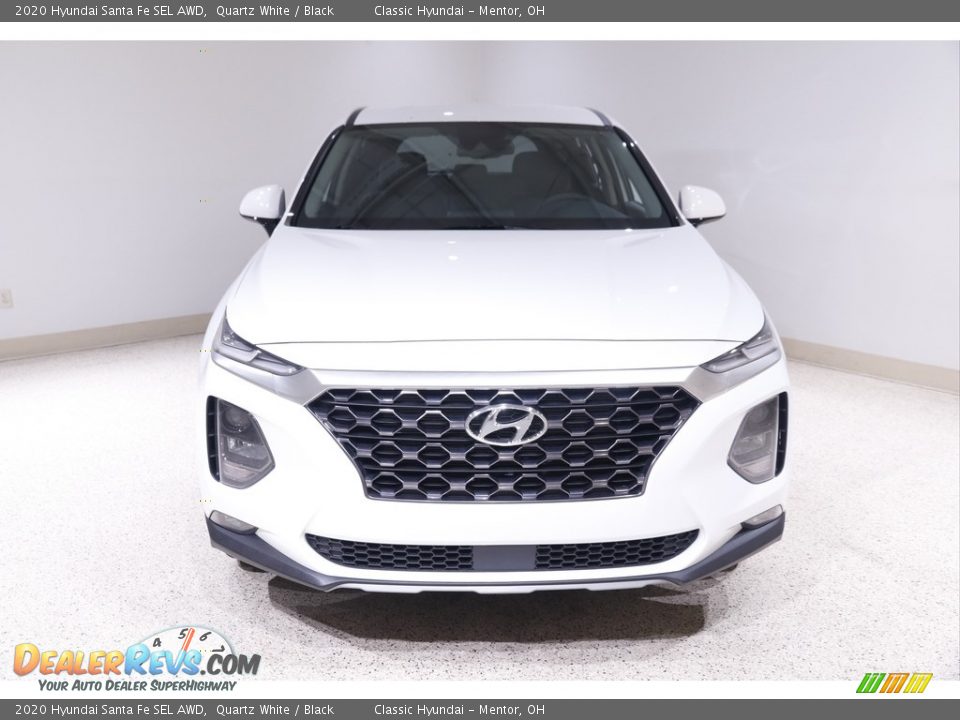 2020 Hyundai Santa Fe SEL AWD Quartz White / Black Photo #2