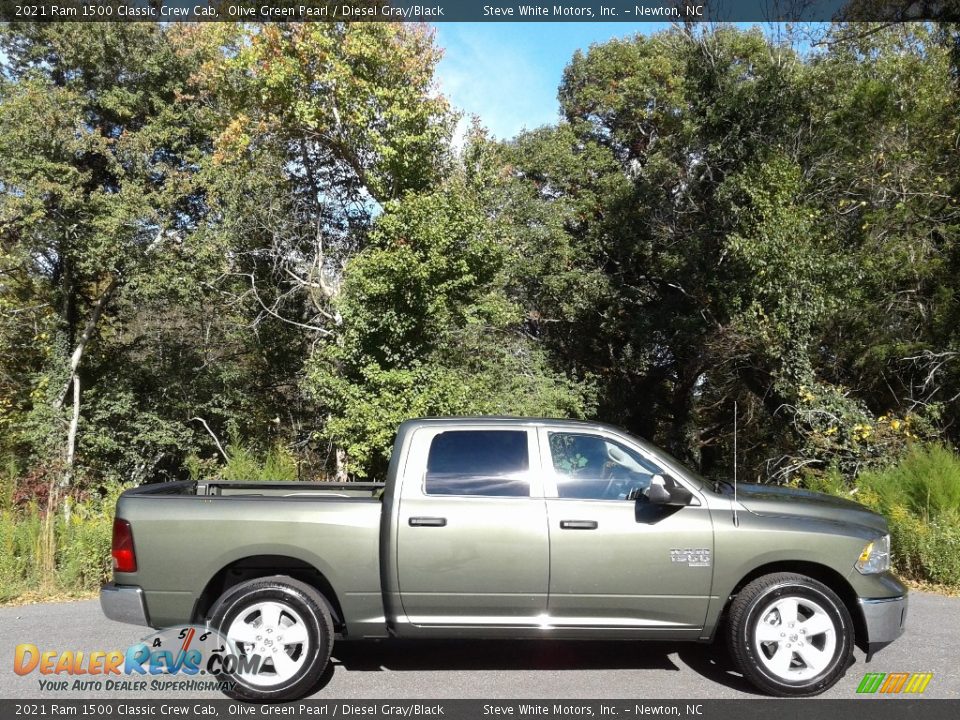 Olive Green Pearl 2021 Ram 1500 Classic Crew Cab Photo #5