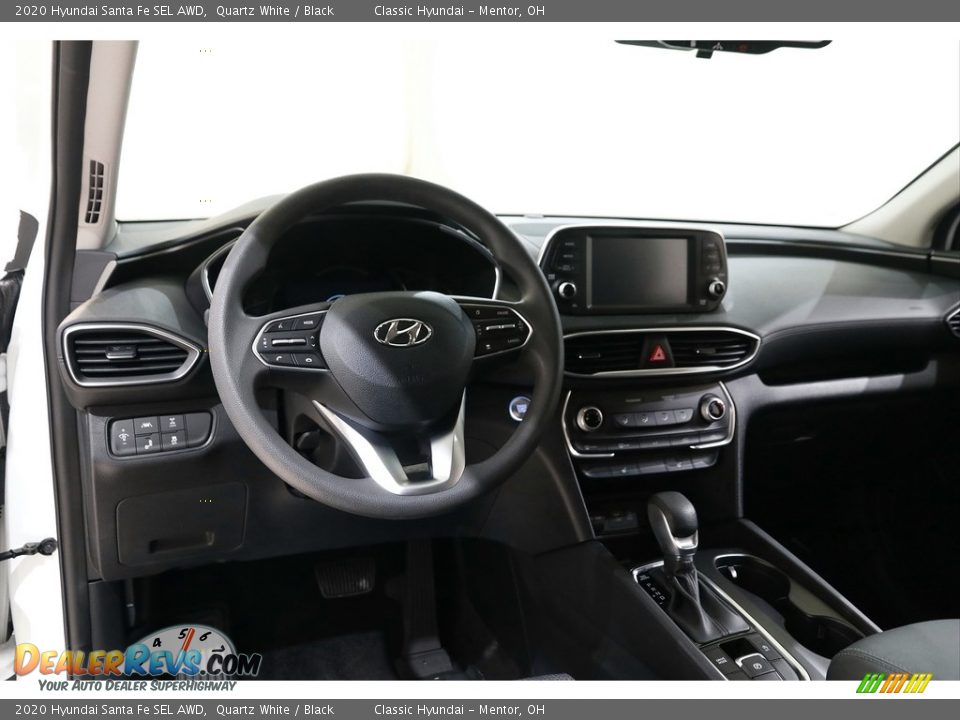 2020 Hyundai Santa Fe SEL AWD Quartz White / Black Photo #6
